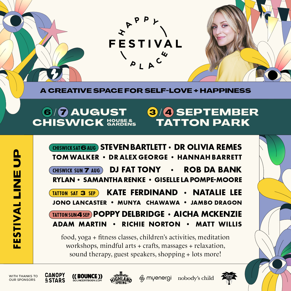 Fearne Cotton's Happy Place Festival Returns This August | Gigs & Tours Blog