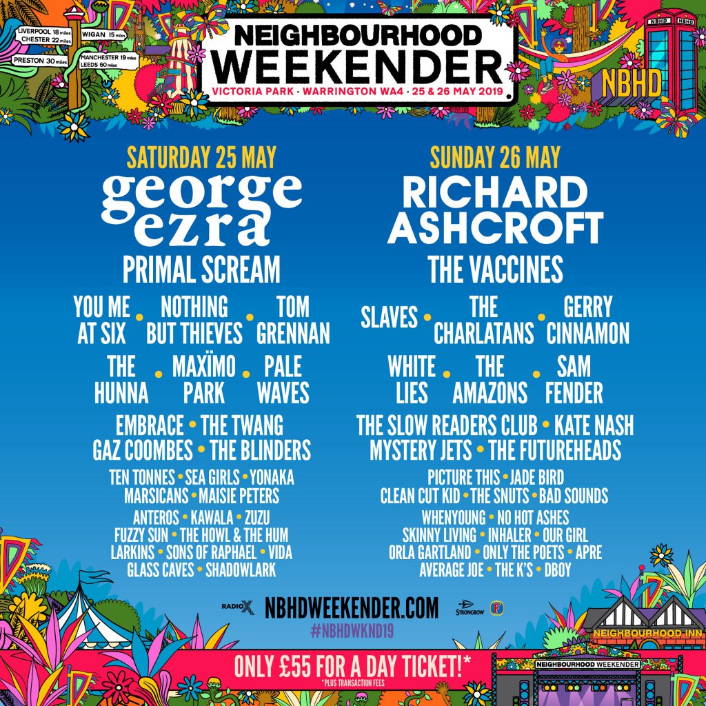 gigs and tours neighbourhood weekender